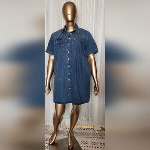 Universal Thread Blue Denim Mini Dress